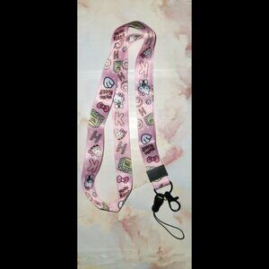 Hello Kitty Lanyard ID Badge Key Card Holder